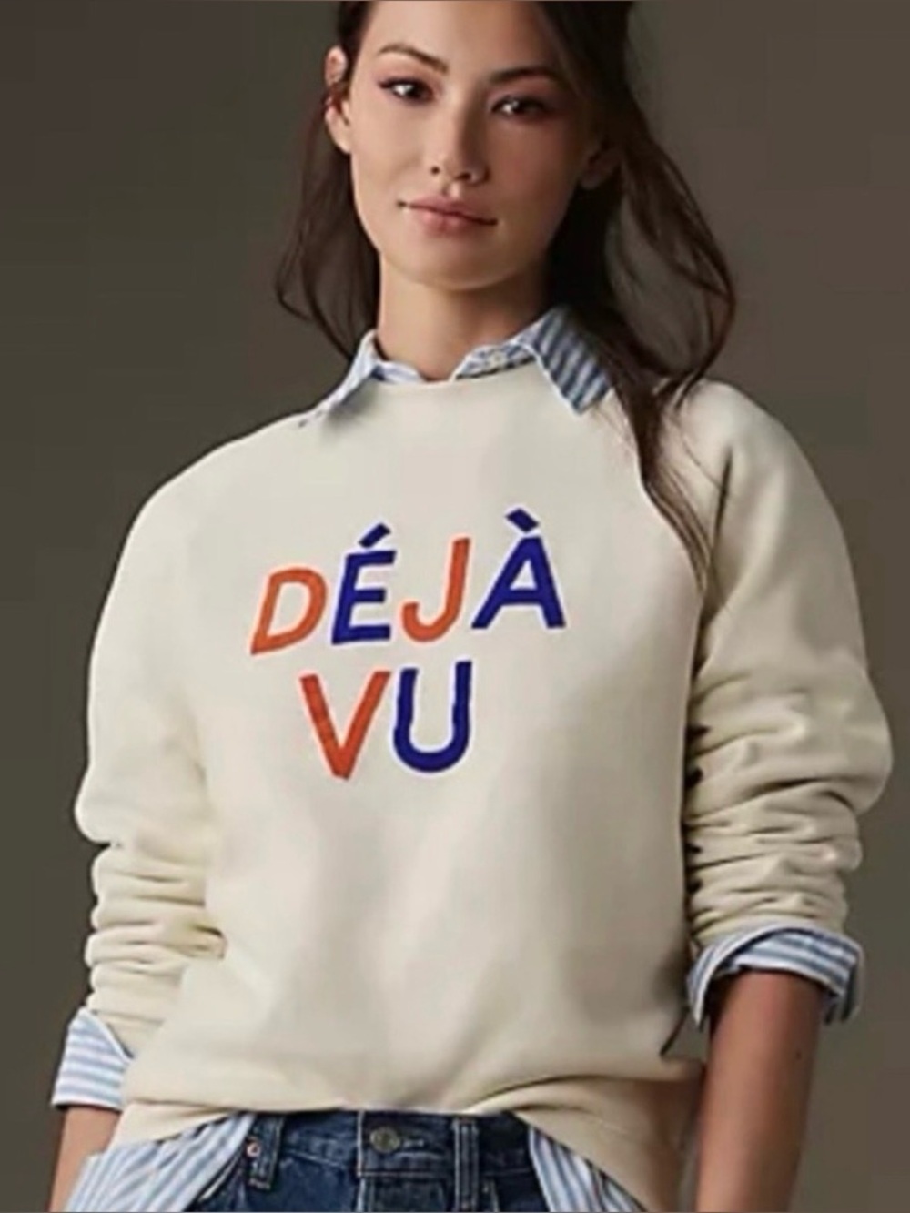 Clare V. Deja Vu Sweatshirt Size Medium